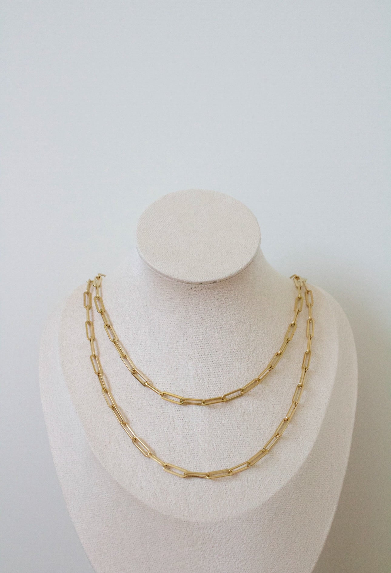 14k Gold Chunky Paperclip Chain