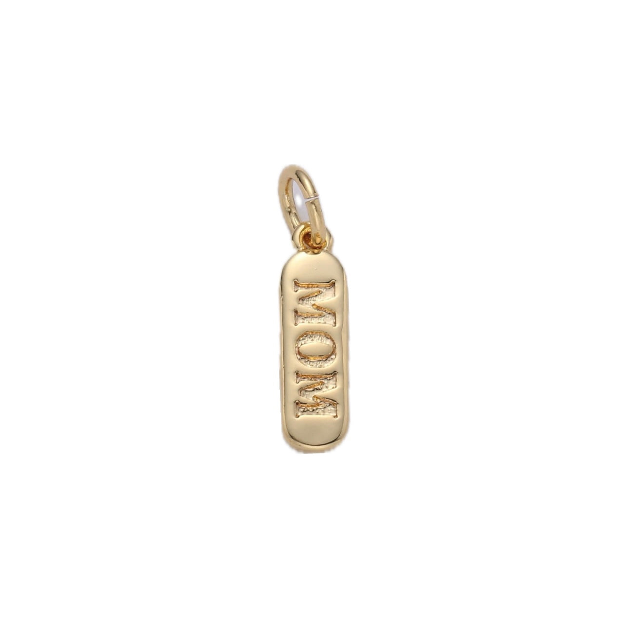 Mom Pendant in Gold