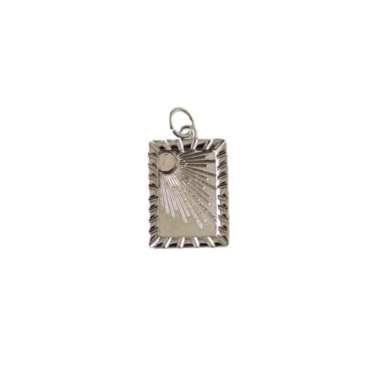 Sun Ray Pendant in Silver