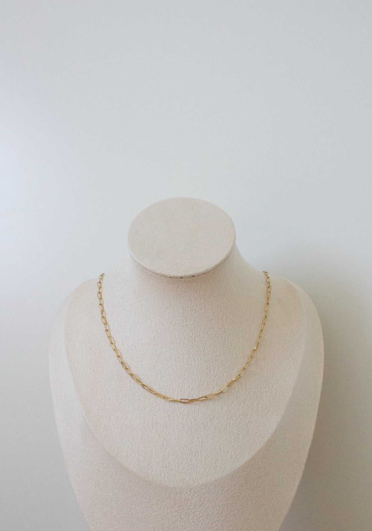 14k Gold Paperclip Chain