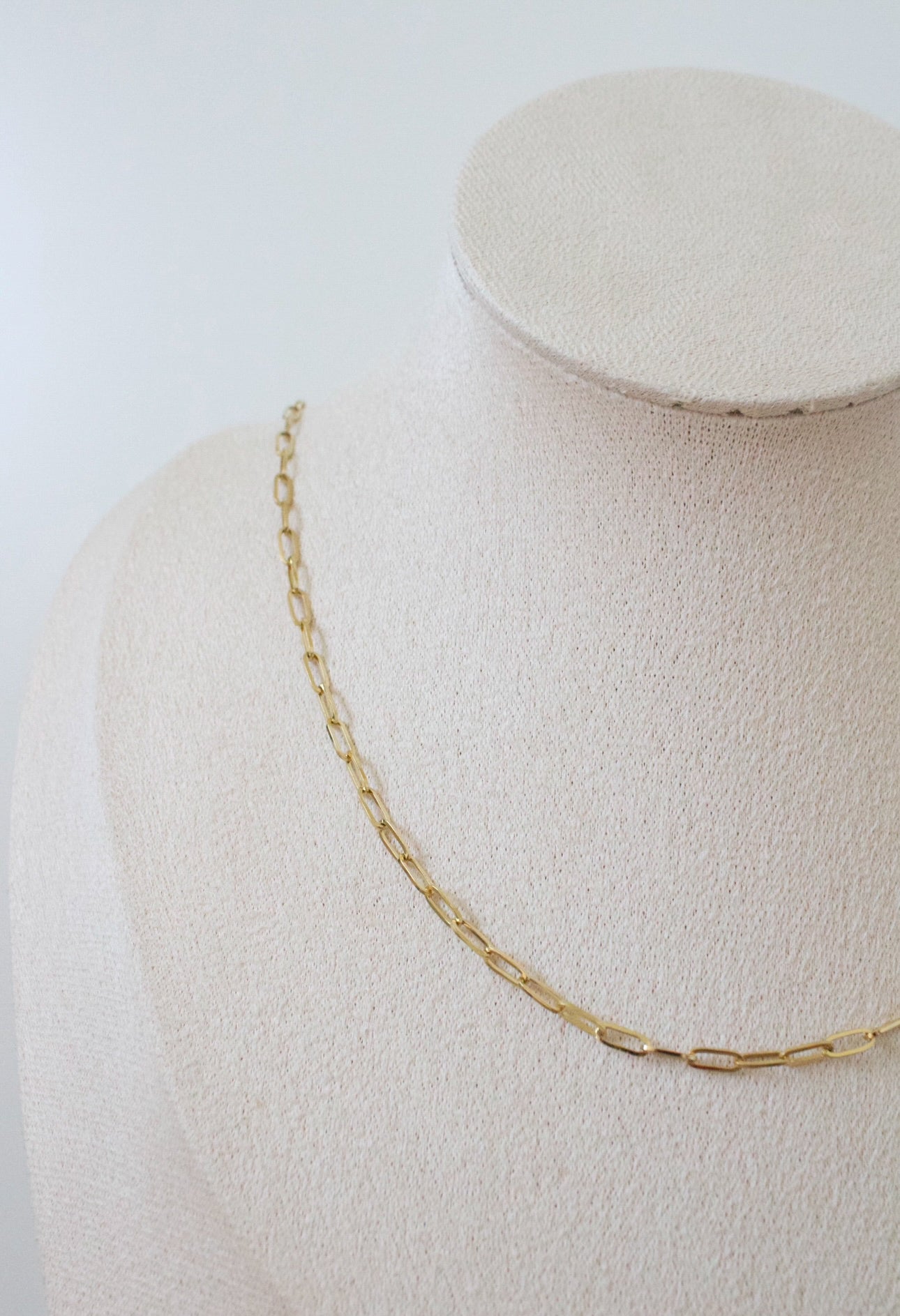 14k Gold Paperclip Chain