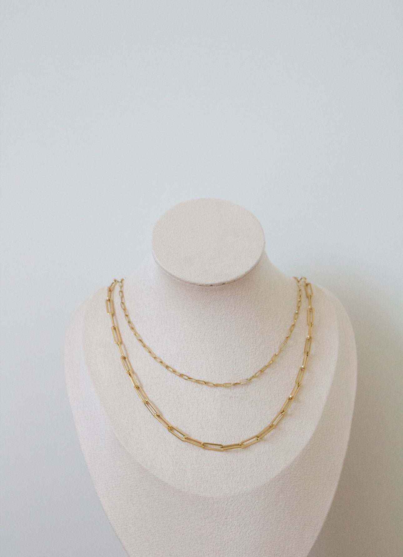 14k Gold Paperclip Chain