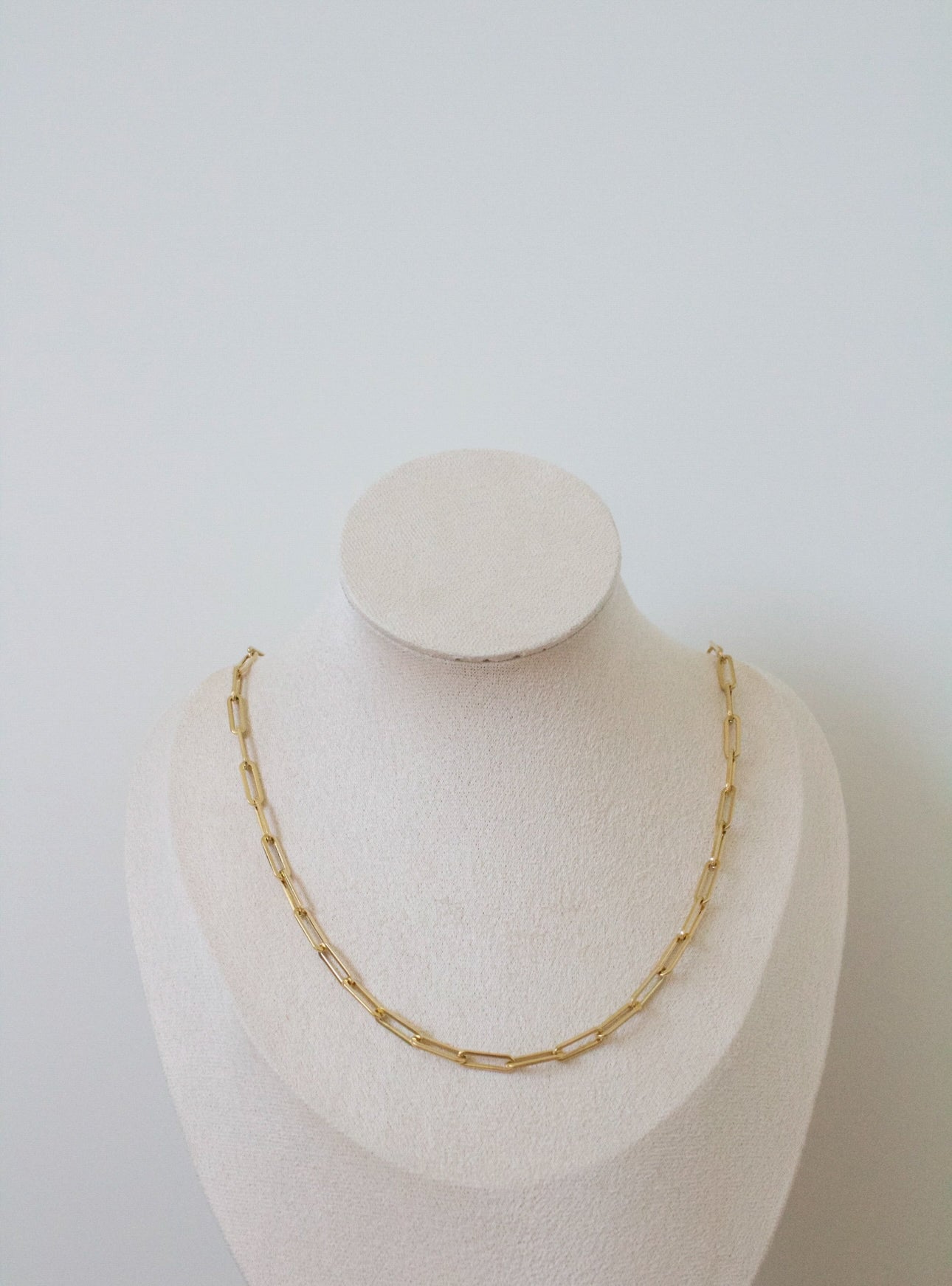 14k Gold Chunky Paperclip Chain