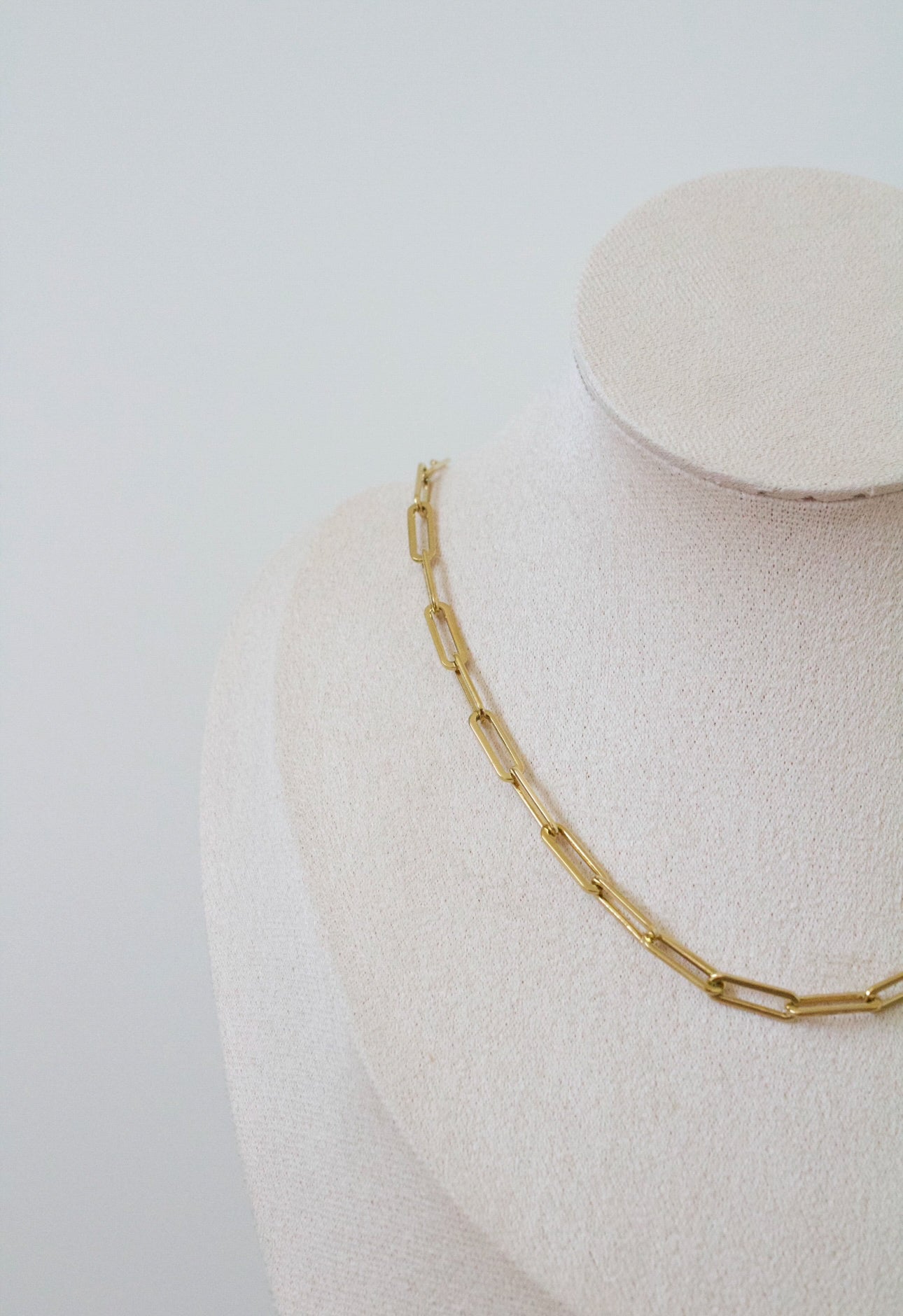 14k Gold Chunky Paperclip Chain