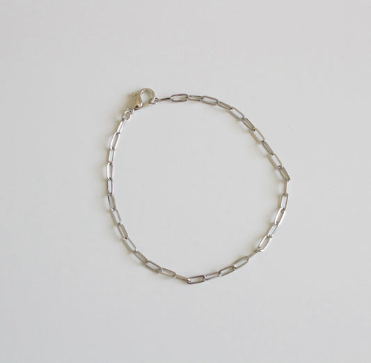 Stainless Steel Paperclip Bracelet