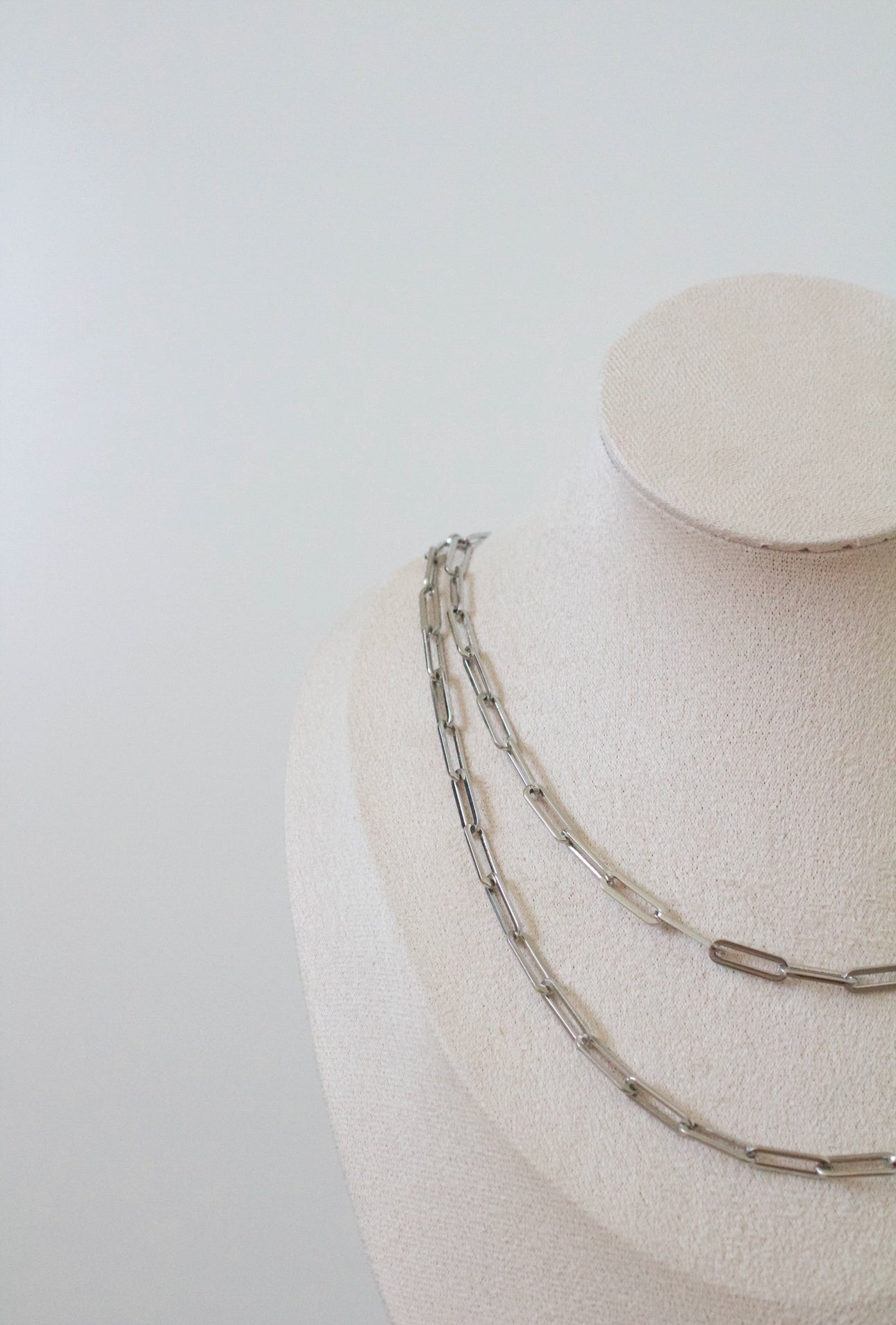 Stainless Steel Chunky Paperclip Chain