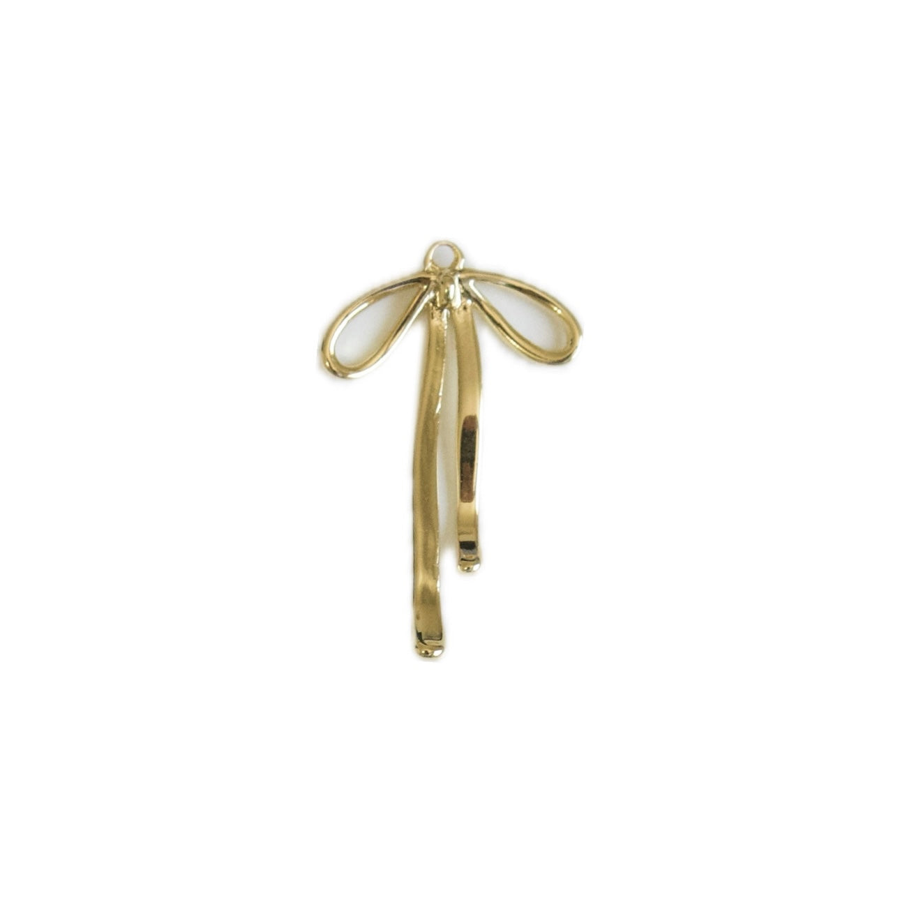 Dangle Bow in Gold