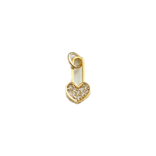 Heart Pin in Gold