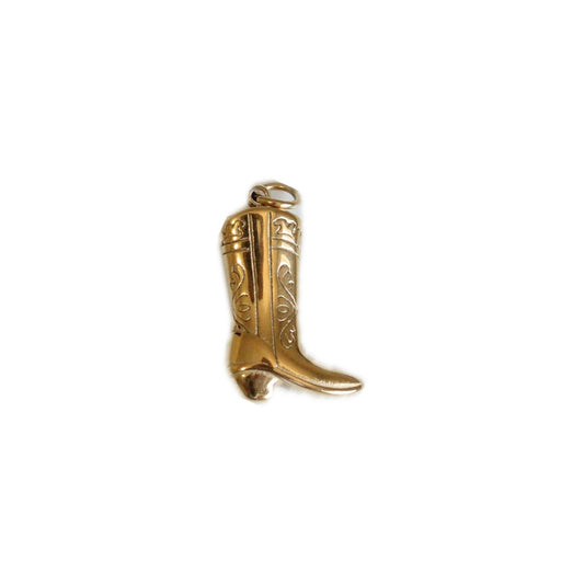 Cowboy Boot in Gold